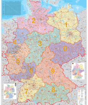 Postleitzahlenkarte Deutschland