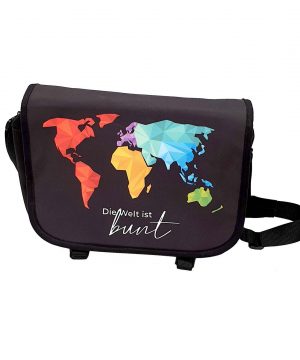 Tasche "Die Welt ist bunt"